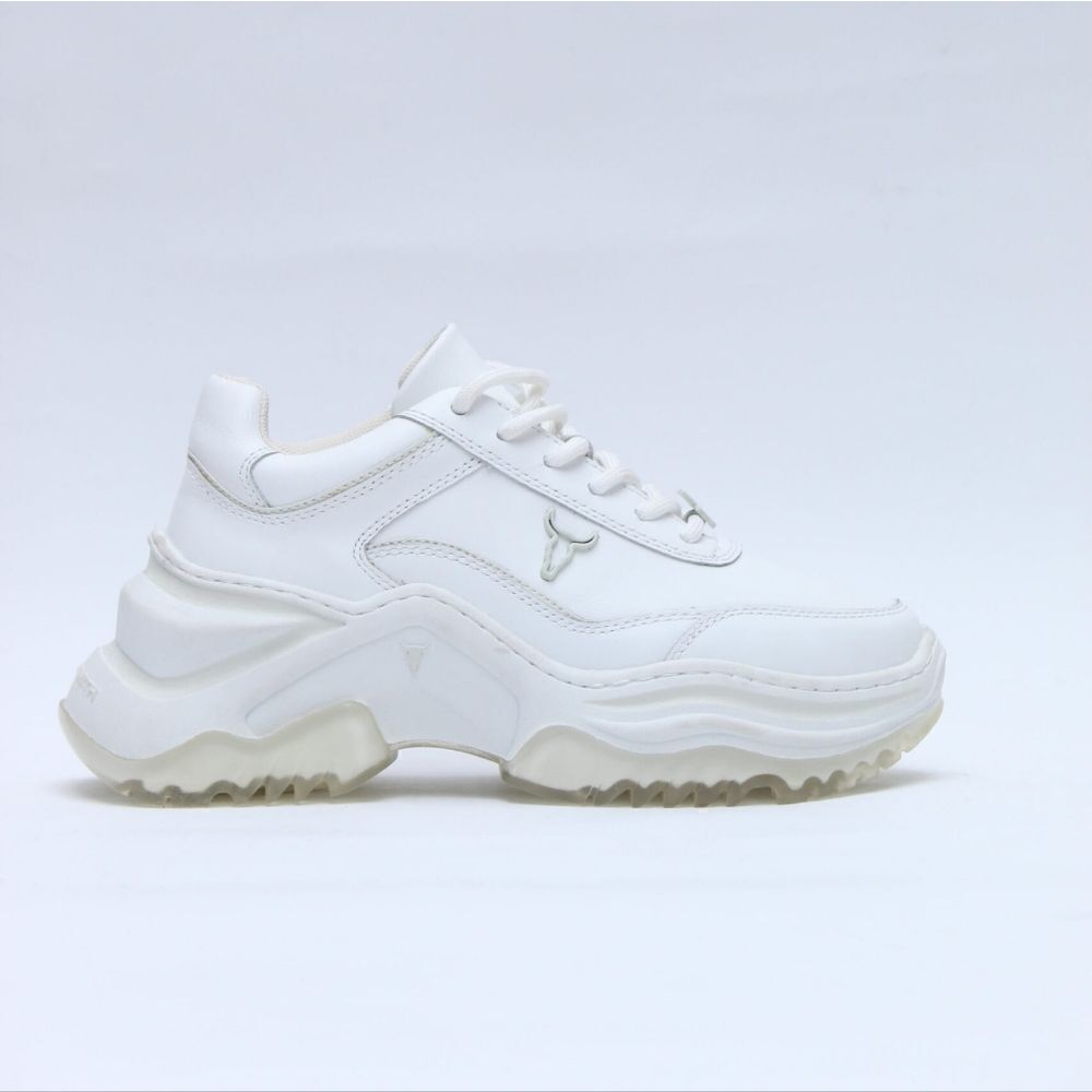 Windsor Smith Chaos White Chunky Sneakers Sz 10